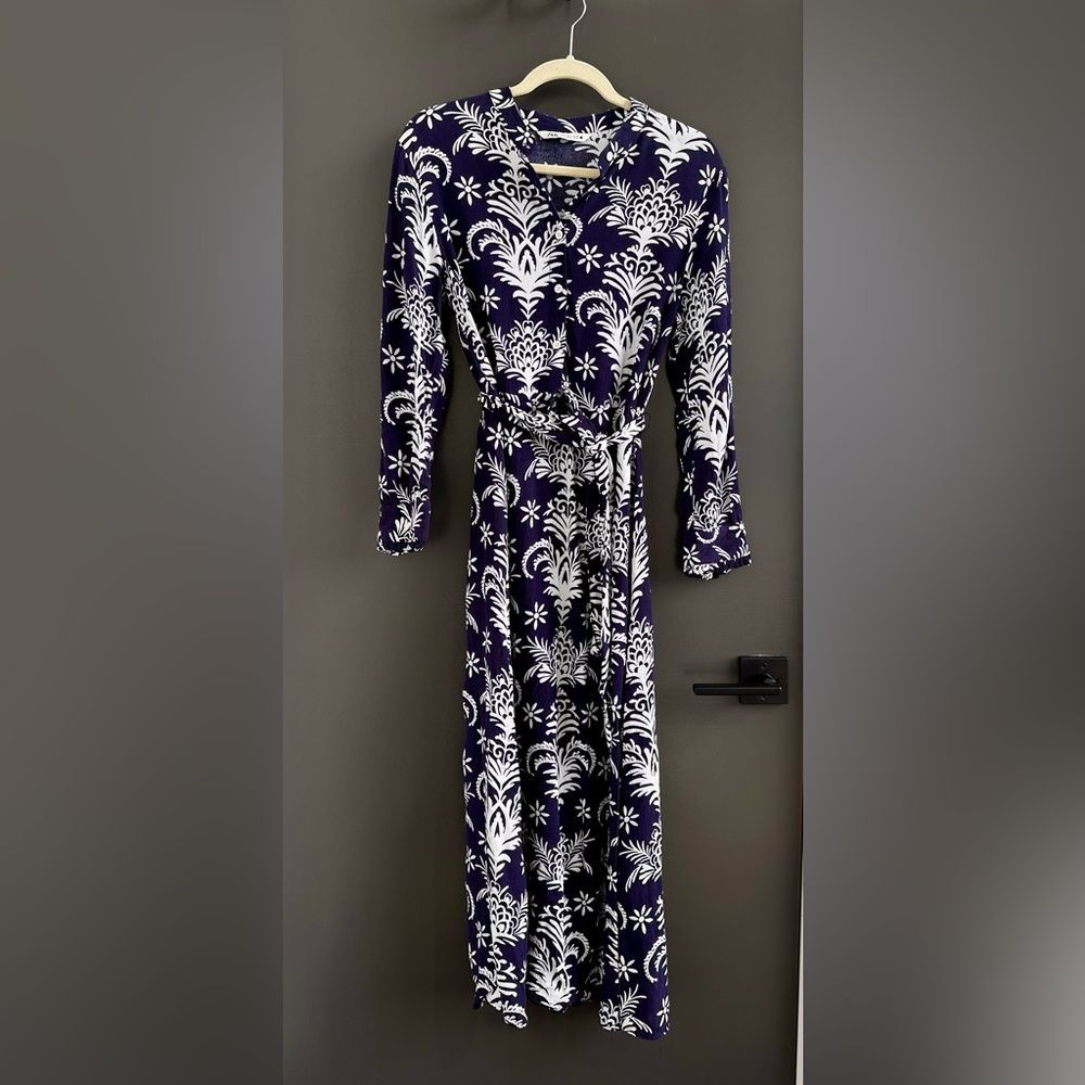 Zara lightweight print dress Large